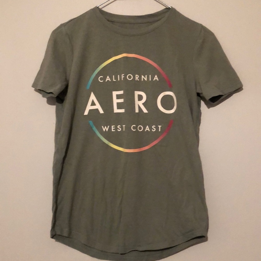 Aeropostale | Green Logo Tee